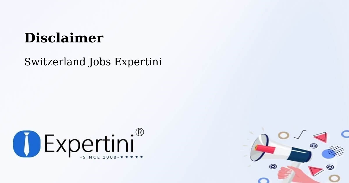 Disclaimer – Bern - Switzerland Jobs Expertini